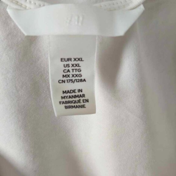 H&M Square Neck Body Suit Sz XXL - Picture 2 of 2